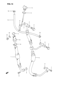 DR350 Шланг масляный