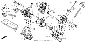 VF700C Детали карбюратора