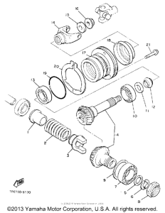 XVZ13DAC Промежуточный ведущий вал