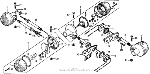 CB125S Turn signal 79