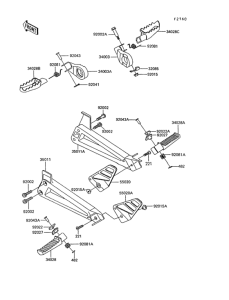 KL600 Подножки