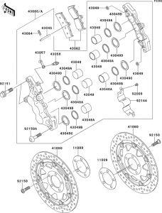 ZR1200 Front brake(a4h)