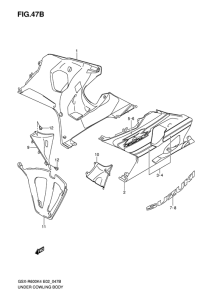 GSX-R600U2 Under cowling