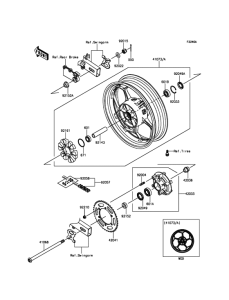 EX300 Задняя ступица колеса