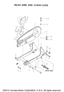 U5 Rear arm - chain case