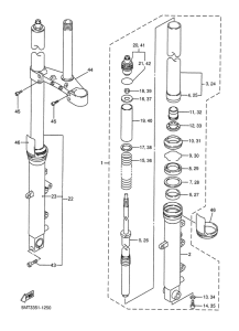 YZF-R6 Передняя вилка