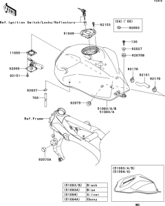 ZR750 Fuel tank(1 / 3)