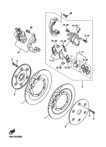 XVZ13TFS Передний суппорт