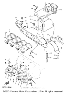 XJ750MK Воздушный фильтр
