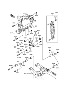 BX250 Подвеска  /  амортизатор