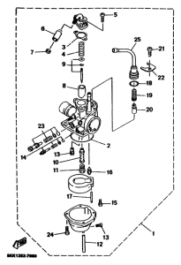 YN100 Карбюратор