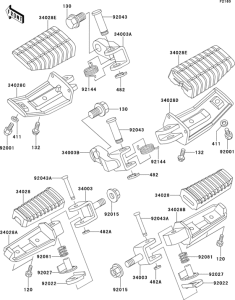 ZL600 Подножки
