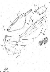 CW50RS Боковые обтекатели