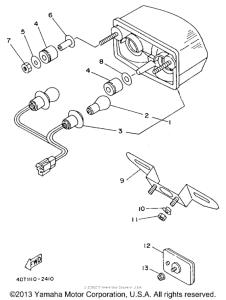 TDM850EC Фонарь
