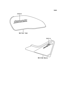 ZR400 Наклейки