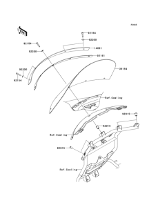 VN1700 Стекло ветровое