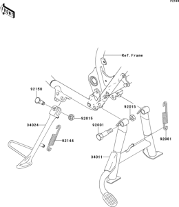 EJ650 Подножка
