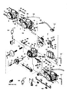 FZR1000 FZR1000F Carburetor for usa