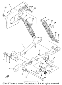 LB50PE Rear arm-rear cushion-chain case