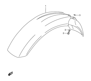 DR250 Переднее крыло