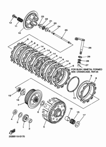 WR250F Сцепление