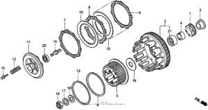 CBR900RR Сцепление