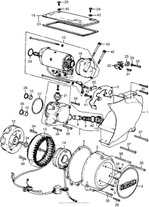 CB550 Alternator + oil pump