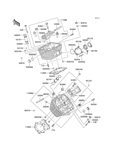 VN800 Головка цилиндров