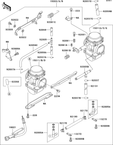 ER500 Carburetor(1 / 2)