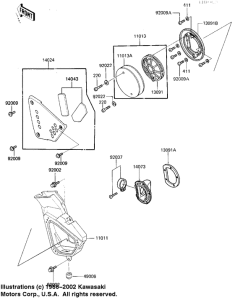 KX125 Воздухоочиститель