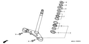 NT650 Траверса нижняя