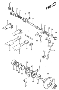 RM80 Клапан выхлопа