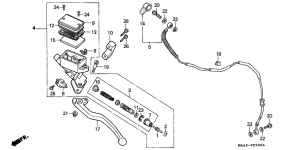 VT1100C Главный цилиндр сцепления
