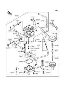KLX250 Карбюратор
