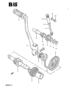 ZR50 Ножной стартер