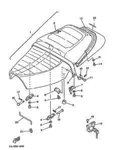 SR250 Сиденье