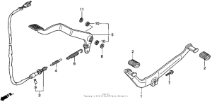 VT1100C2 Vt1100c2pedal