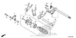 VT750C2B Барабан переключения передач