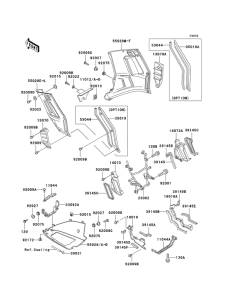 ZG1000 Капот двигателя нижний
