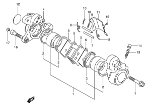 VS800 Передний суппорт