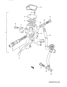 AJ50 Передний тормозной цилиндр