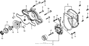 CX500 Water pump + c.d.i. pulser