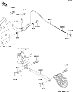  Педаль тормоза