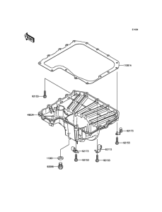 ZR800 Маслянный поддон