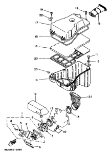 TZR80RR Впускная система