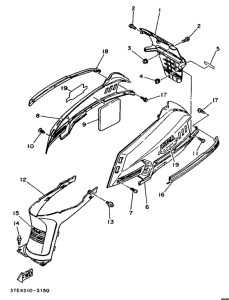 XC125 Боковые обтекатели