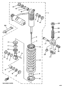 TZ250 Задняя подвеска