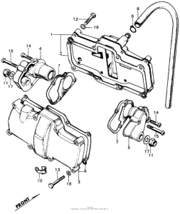 CB450 Крышка головки цилиндров