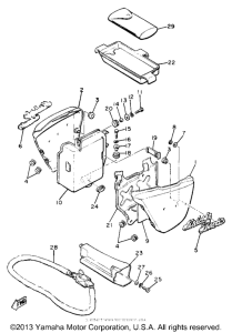 XJ650LH Side cover tool