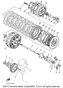 XV1100GC Сцепление
